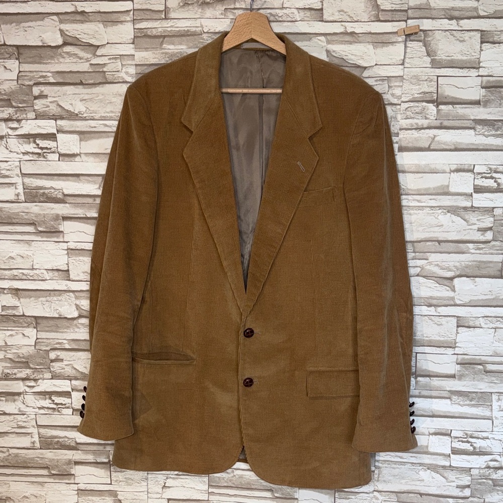 Vintage CHRISTOPHER HAYES Corduroy Men's Tan Blazer